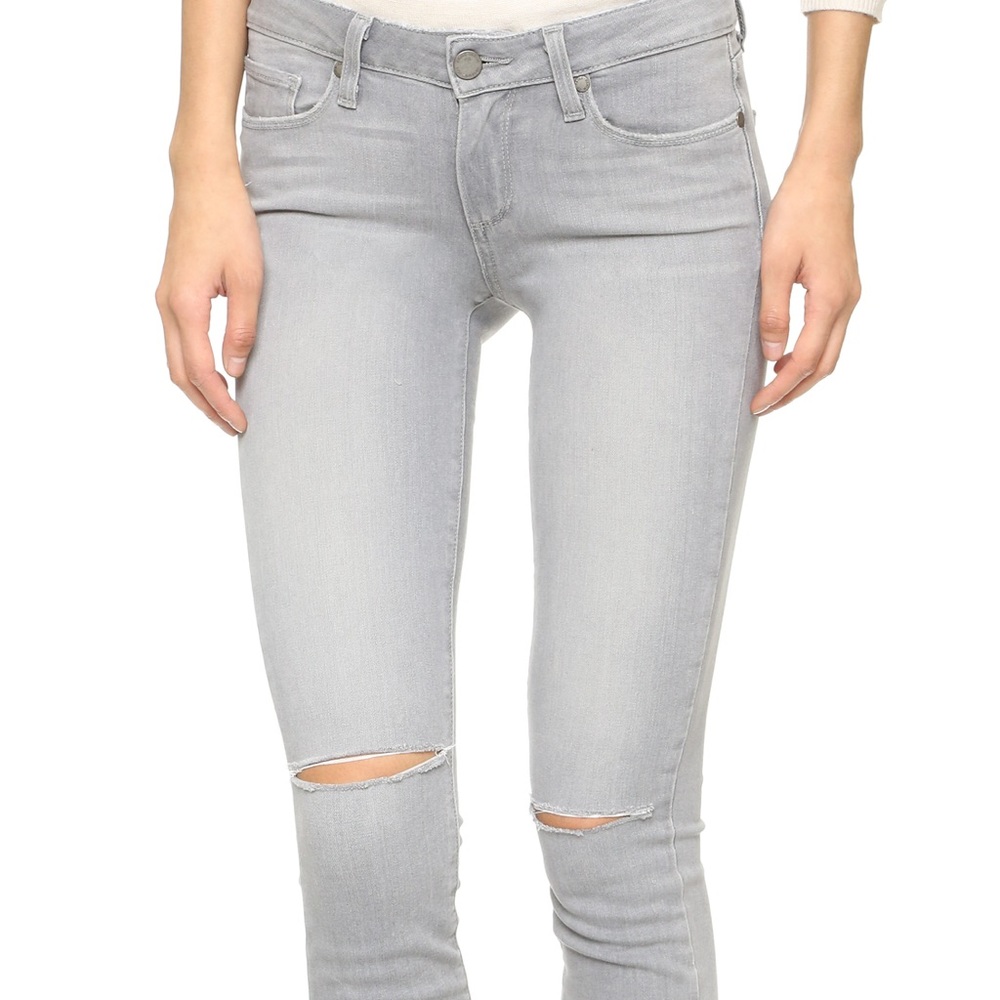 PAIGE VERDUGO SKINNY JEANS GREY
